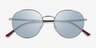 Ray-Ban RB3681 Gunmetal MetalSunglass Frames from EyeBuyDirect, Closed View