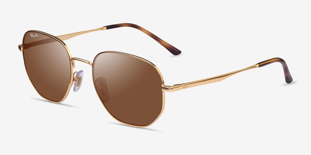 Ray-Ban RB3682 Arista MetalSunglass Frames from EyeBuyDirect, Angle View