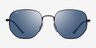 Ray-Ban RB3682 Black MetalSunglass Frames from EyeBuyDirect, Front View