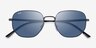 Ray-Ban RB3682 Black MetalSunglass Frames from EyeBuyDirect, Closed View