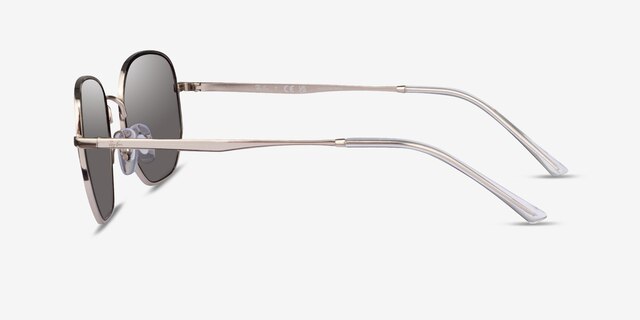 Ray-Ban RB3682 Silver MetalSunglass Frames from EyeBuyDirect, Side View