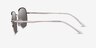 Ray-Ban RB3682 Silver MetalSunglass Frames from EyeBuyDirect, Side View