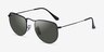 Ray-Ban RB3958 Elon Black MetalSunglass Frames from EyeBuyDirect, Angle View