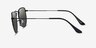 Ray-Ban RB3958 Elon Black MetalSunglass Frames from EyeBuyDirect, Side View