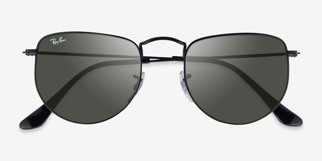Ray-Ban RB3958 Elon Black MetalSunglass Frames from EyeBuyDirect, Closed View