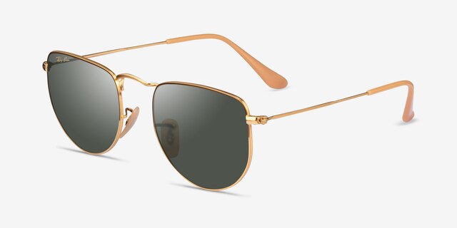 Ray-Ban RB3958 Elon Legend Gold MétalSoleil de Lunette de vue d'EyeBuyDirect, Vue d'Angle