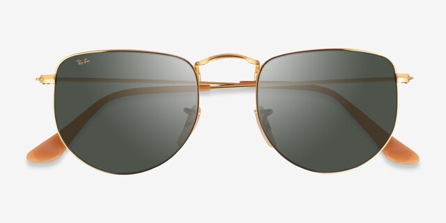 Ray-Ban RB3958 Elon Legend Gold MétalSoleil de Lunette de vue d'EyeBuyDirect, Vue Rapprochée