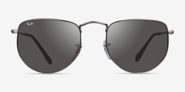 Ray-Ban RB3958 Elon Antique Gunmetal MetalSunglass Frames from EyeBuyDirect, Front View
