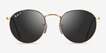 Ray-Ban RB3447 Round Gold MetalSunglass Frames from EyeBuyDirect, Front View