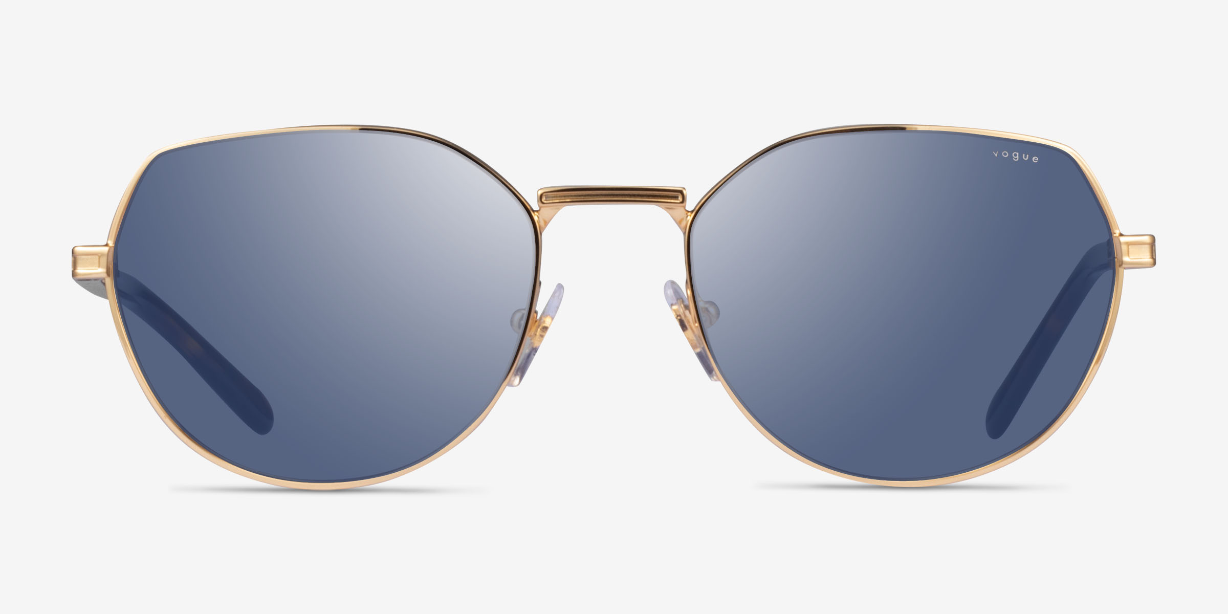 Vogue Eyewear VO4242S Geometric Gold Frame Prescription Sunglasses Eyebuydirect Canada
