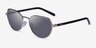 Vogue Eyewear VO4242S Silver MetalSunglass Frames from EyeBuyDirect, Angle View