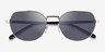 Vogue Eyewear VO4242S Silver MetalSunglass Frames from EyeBuyDirect, Closed View