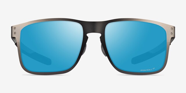 Oakley Holbrook Metal Matte Gunmetal Black MetalSunglass Frames from EyeBuyDirect, Front View