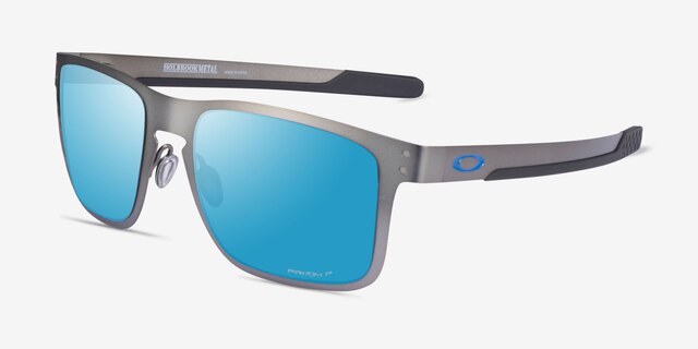 Oakley Holbrook Metal Matte Gunmetal Black MetalSunglass Frames from EyeBuyDirect, Angle View