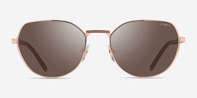 Vogue Eyewear VO4242S Rose Gold MetalSunglass Frames from EyeBuyDirect, Front View