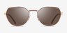 Vogue Eyewear VO4242S Rose Gold MetalSunglass Frames from EyeBuyDirect, Front View