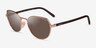 Vogue Eyewear VO4242S Rose Gold MetalSunglass Frames from EyeBuyDirect, Angle View