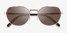 Vogue Eyewear VO4242S Rose Gold MetalSunglass Frames from EyeBuyDirect, Closed View