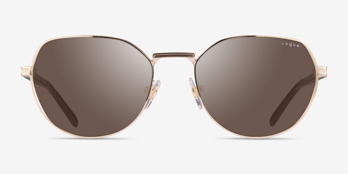 Vogue Eyewear VO4242S Pale Gold Metal Sunglass Frames from EyeBuyDirect