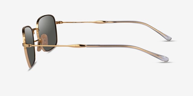 Ray-Ban RB3706 Gold MetalSunglass Frames from EyeBuyDirect, Side View