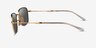 Ray-Ban RB3706 Gold MetalSunglass Frames from EyeBuyDirect, Side View