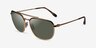 Ray-Ban RB3708 Gold MetalSunglass Frames from EyeBuyDirect, Angle View