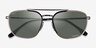 Ray-Ban RB3708 Gunmetal MetalSunglass Frames from EyeBuyDirect, Closed View