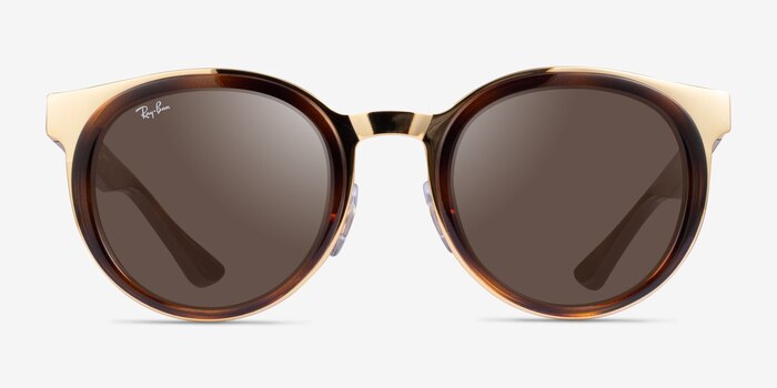 Ray-Ban RB3710 Bonnie Tortoise Gold Métal Soleil de Lunette de vue d'EyeBuyDirect