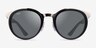 Ray-Ban RB3710 Bonnie Black Silver MetalSunglass Frames from EyeBuyDirect, Front View