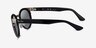 Ray-Ban RB3710 Bonnie Black Silver MetalSunglass Frames from EyeBuyDirect, Side View