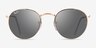 Ray-Ban RB3447 Round Light Gold MetalSunglass Frames from EyeBuyDirect, Front View