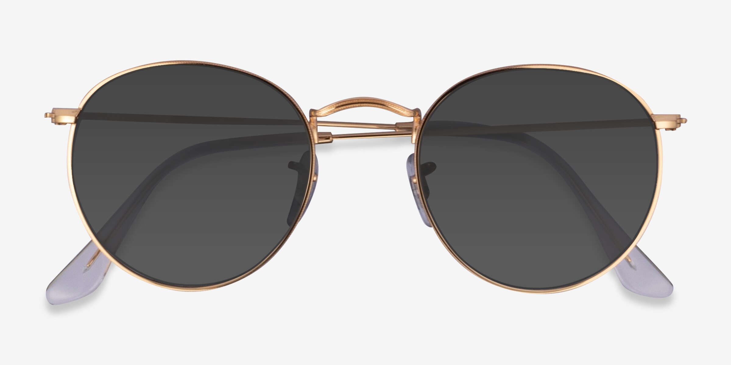 Ray ban gold round sunglasses online