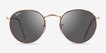 Ray-Ban RB3447 Round Rose Gold MetalSunglass Frames from EyeBuyDirect, Front View
