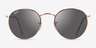 Ray-Ban RB3447 Round Rose Gold MetalSunglass Frames from EyeBuyDirect, Front View