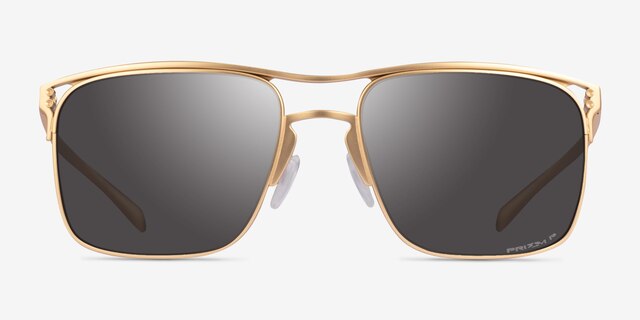 Oakley Holbrook Ti Satin Gold TitaniumSunglass Frames from EyeBuyDirect, Front View