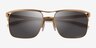 Oakley Holbrook Ti Satin Gold TitaniumSunglass Frames from EyeBuyDirect, Closed View