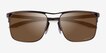 Oakley Holbrook Ti Satin Brown TitaniumSunglass Frames from EyeBuyDirect, Closed View