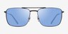 ARNETTE Boulevardier Matte Black MetalSunglass Frames from EyeBuyDirect, Front View