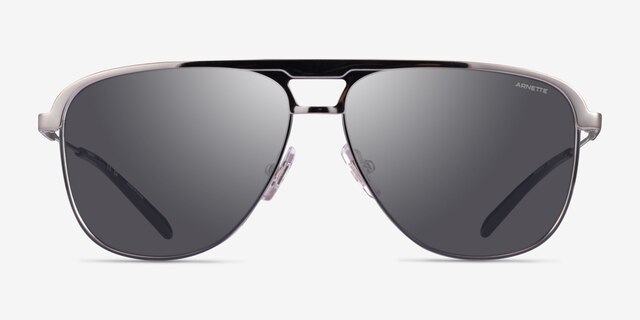 ARNETTE Holboxx Gunmetal MetalSunglass Frames from EyeBuyDirect, Front View