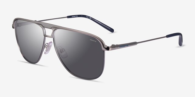 ARNETTE Holboxx Gunmetal MetalSunglass Frames from EyeBuyDirect, Angle View