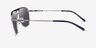 ARNETTE Holboxx Gunmetal MetalSunglass Frames from EyeBuyDirect, Side View