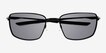 Oakley Square Wire Polished Black MetalSunglass Frames from EyeBuyDirect, Closed View