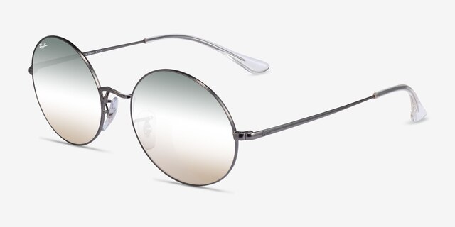 Ray-Ban RB1970 Gunmetal MetalSunglass Frames from EyeBuyDirect, Angle View