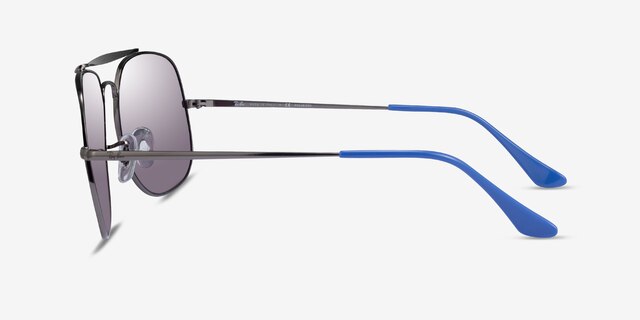 Ray-Ban RB3561 The General Gunmetal MetalSunglass Frames from EyeBuyDirect, Side View