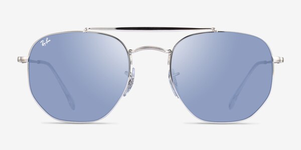 Ray-Ban RB3648 The Marshal Silver Metal Sunglass Frames