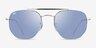 Ray-Ban RB3648 The Marshal Silver MetalSunglass Frames from EyeBuyDirect, Front View