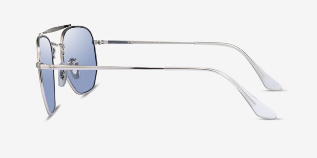 Ray-Ban RB3648 The Marshal Silver MetalSunglass Frames from EyeBuyDirect, Side View