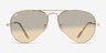 Ray-Ban RB3689 Arista Gold MetalSunglass Frames from EyeBuyDirect, Front View