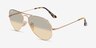 Ray-Ban RB3689 Arista Gold MetalSunglass Frames from EyeBuyDirect, Angle View
