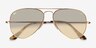 Ray-Ban RB3689 Arista Gold MetalSunglass Frames from EyeBuyDirect, Closed View